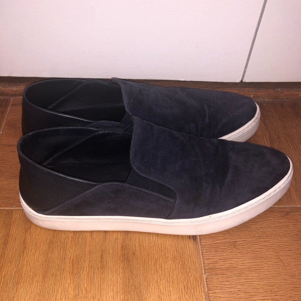 Vince navy suede sneakers